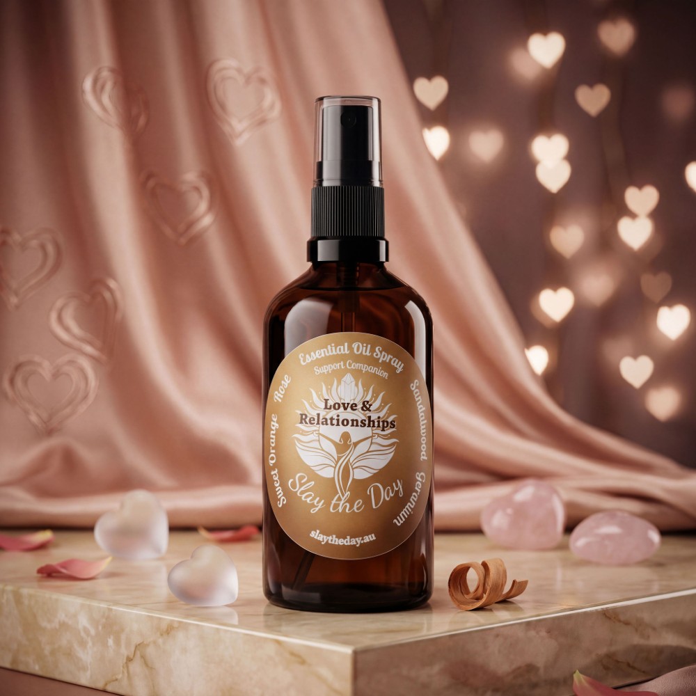 Love and Relationships Essential Oil Support Spray — Slay The Day