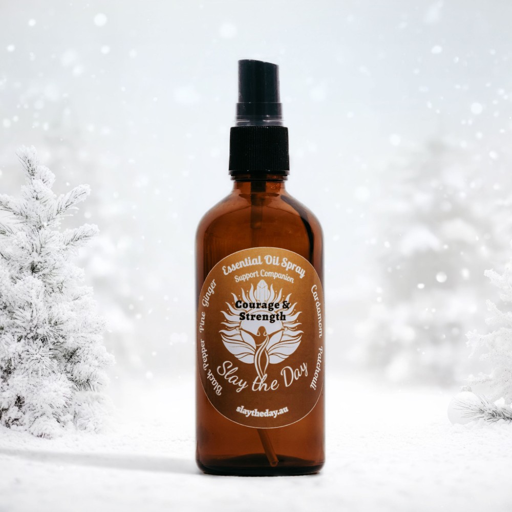Courage and Strength Essential Oil Support Spray — Slay The Day