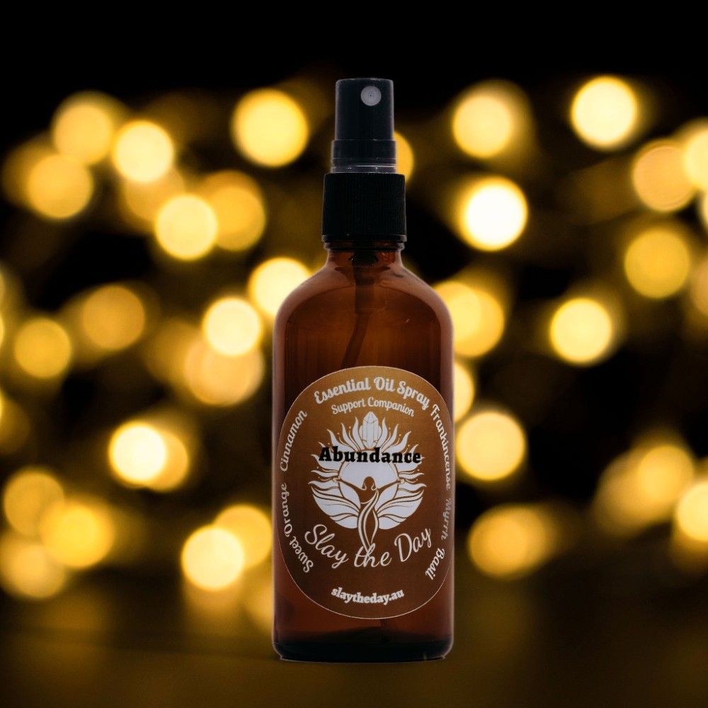 Abundance Essential Oil Support Spray — Slay The Day