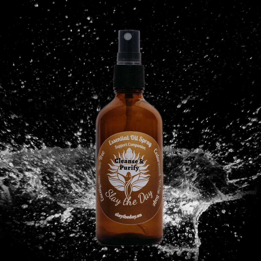 Cleanse and Purify Essential Oil Support Spray — Slay The Day