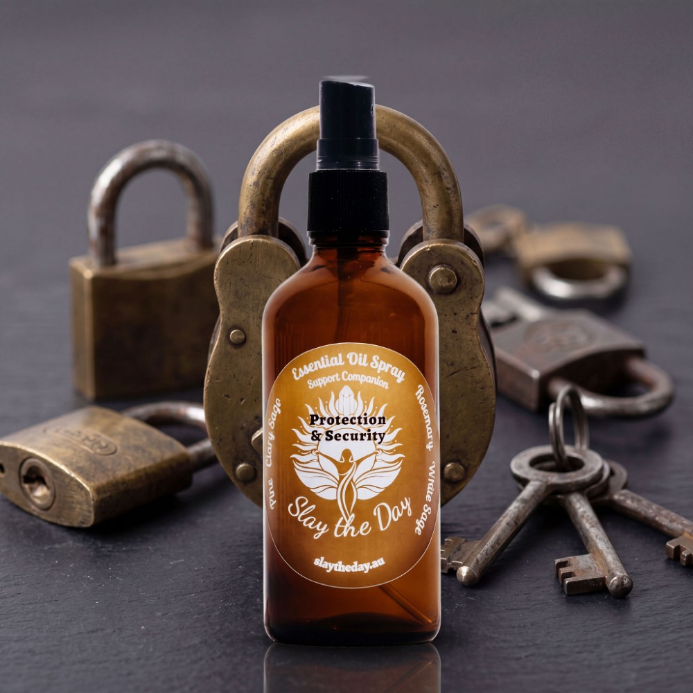 Protection and Security Essential Oil Support Spray — Slay The Day
